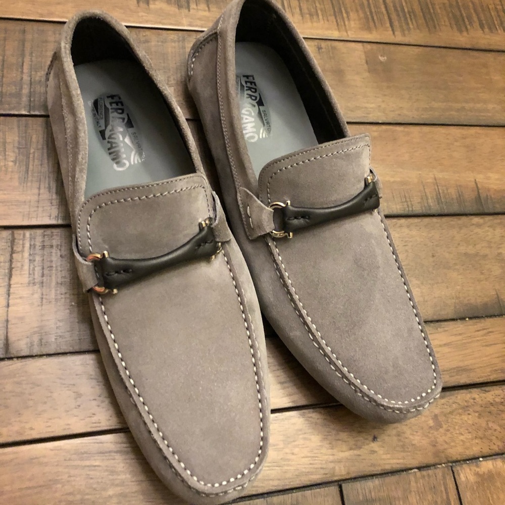 Salvatore Ferragamo suede shoes